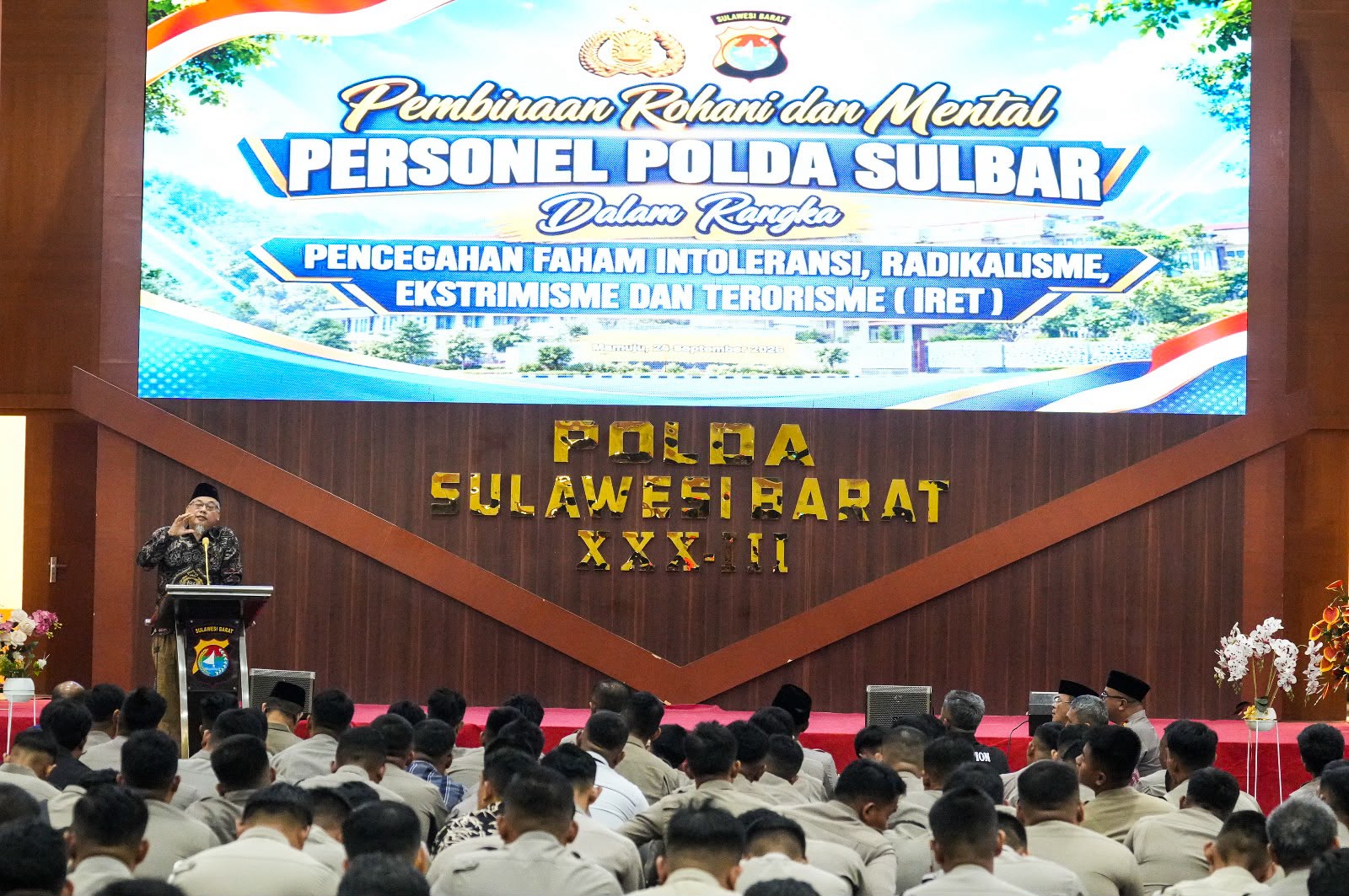 Bentengi Personel dari Radikalisme, Polda Sulbar Hadirkan Eks Napiter