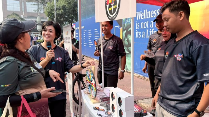 Game Spin Wheel Berhadiah Ramaikan Sosialisasi Hak untuk Tahu di CFD Jakarta