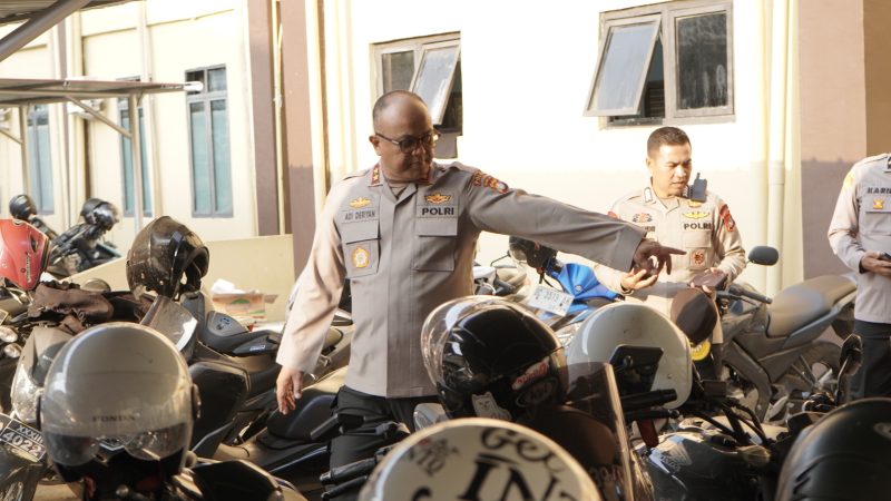 Kapolda Sulbar Sidak Kendaraan dan Rusun Dinas