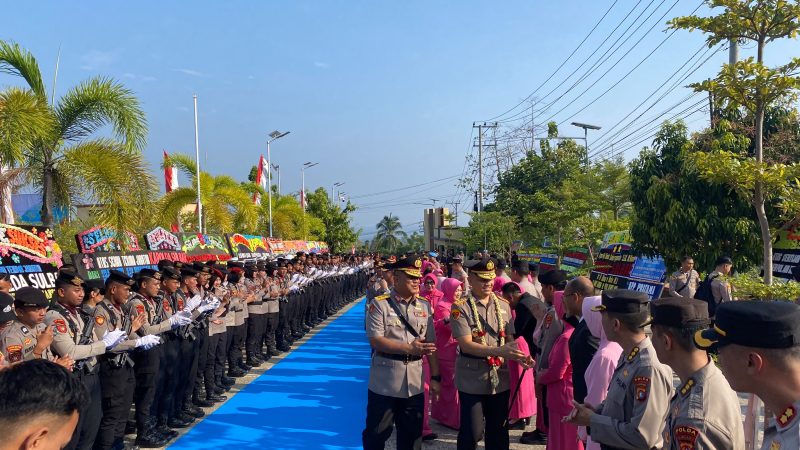 Perkuat Kebersamaan dan Semangat Melayani Masyarakat Melalui Tradisi Penyambutan Kapolda Sulbar