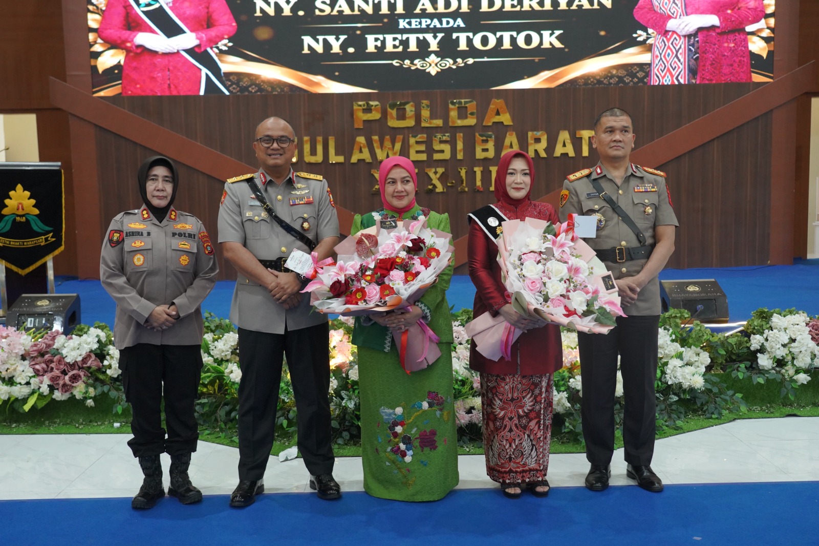 Dari Kehangatan yang Berlalu ke Semangat yang Baru, Serah Terima Ibu Asuh Polwan Polda Sulbar