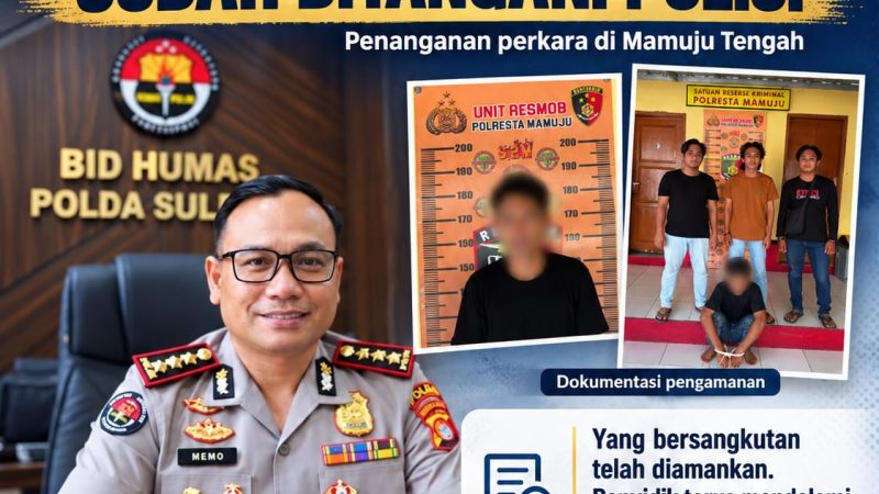 Polisi Tahan Tersangka Kasus Anak Dibawa Pergi di Mateng