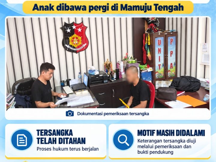 Kabid Humas Polda Sulbar: Kasus Anak Dibawa Pergi di Mamuju Tengah Sudah Ditangani