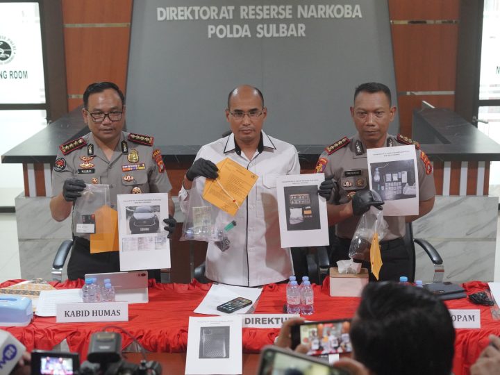 Polda Sulbar Ungkap Jaringan Narkoba, PNS dan Oknum Polri Terlibat