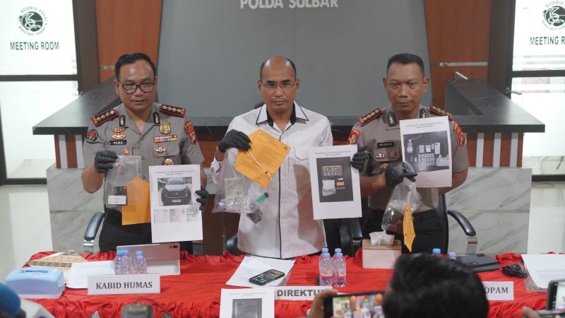 Polda Sulbar Ungkap Jaringan Narkoba, PNS dan Oknum Polri Terlibat