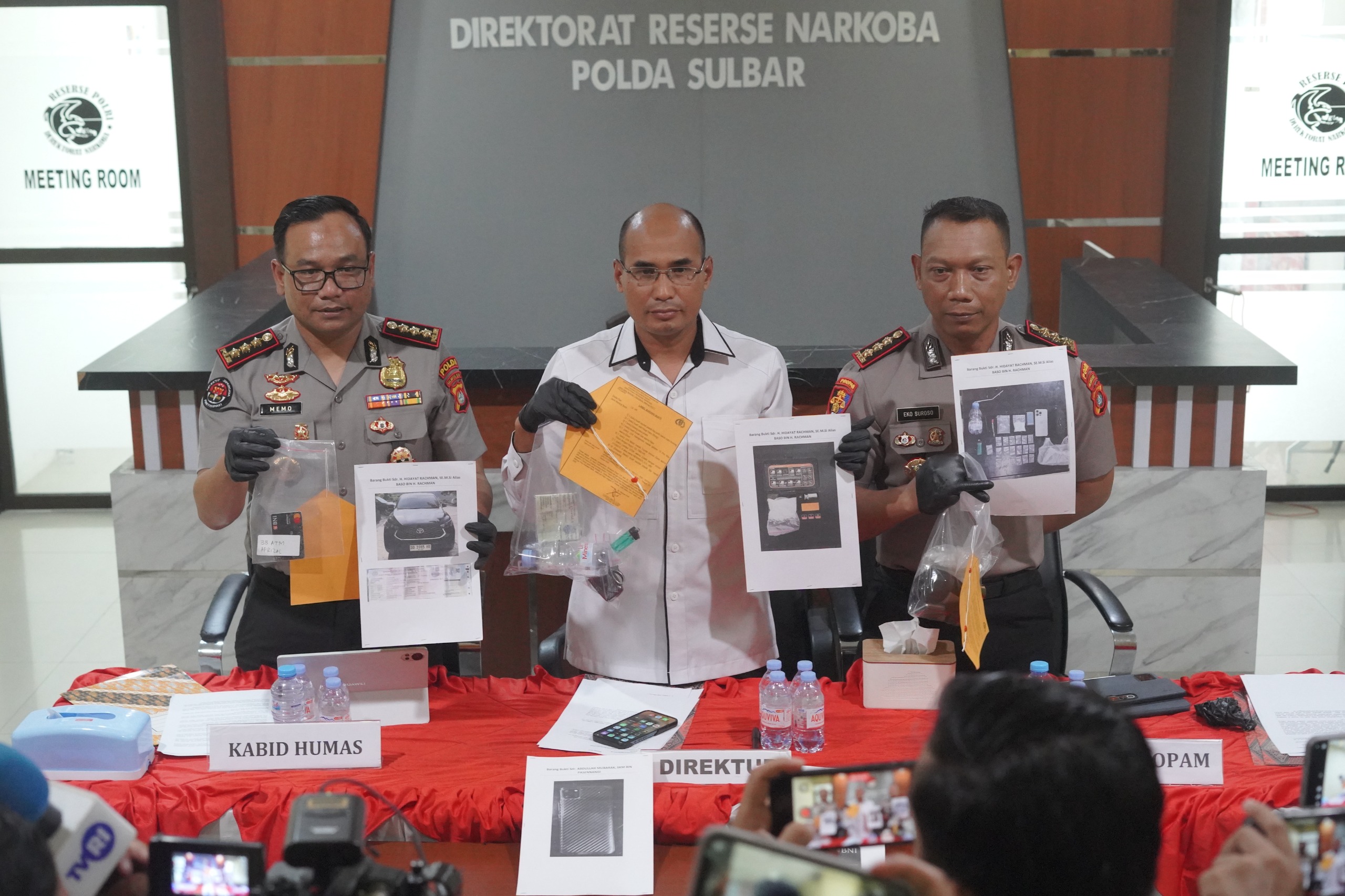 Polda Sulbar Ungkap Jaringan Narkoba, PNS dan Oknum Polri Terlibat