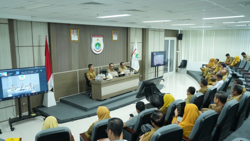 Sekprov Junda Maulana Memimpin Rakor Monev Awal Program Gerakan Sulbar Mandarras