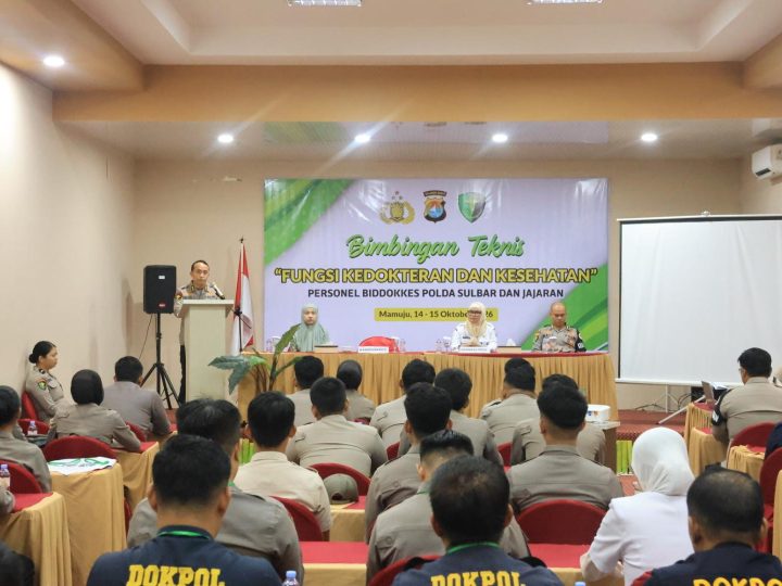 Bimtek Dokkes Polda Sulbar, Pastikan Layanan Medis Semakin Baik