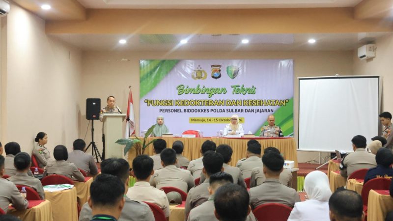 Bimtek Dokkes Polda Sulbar, Pastikan Layanan Medis Semakin Baik