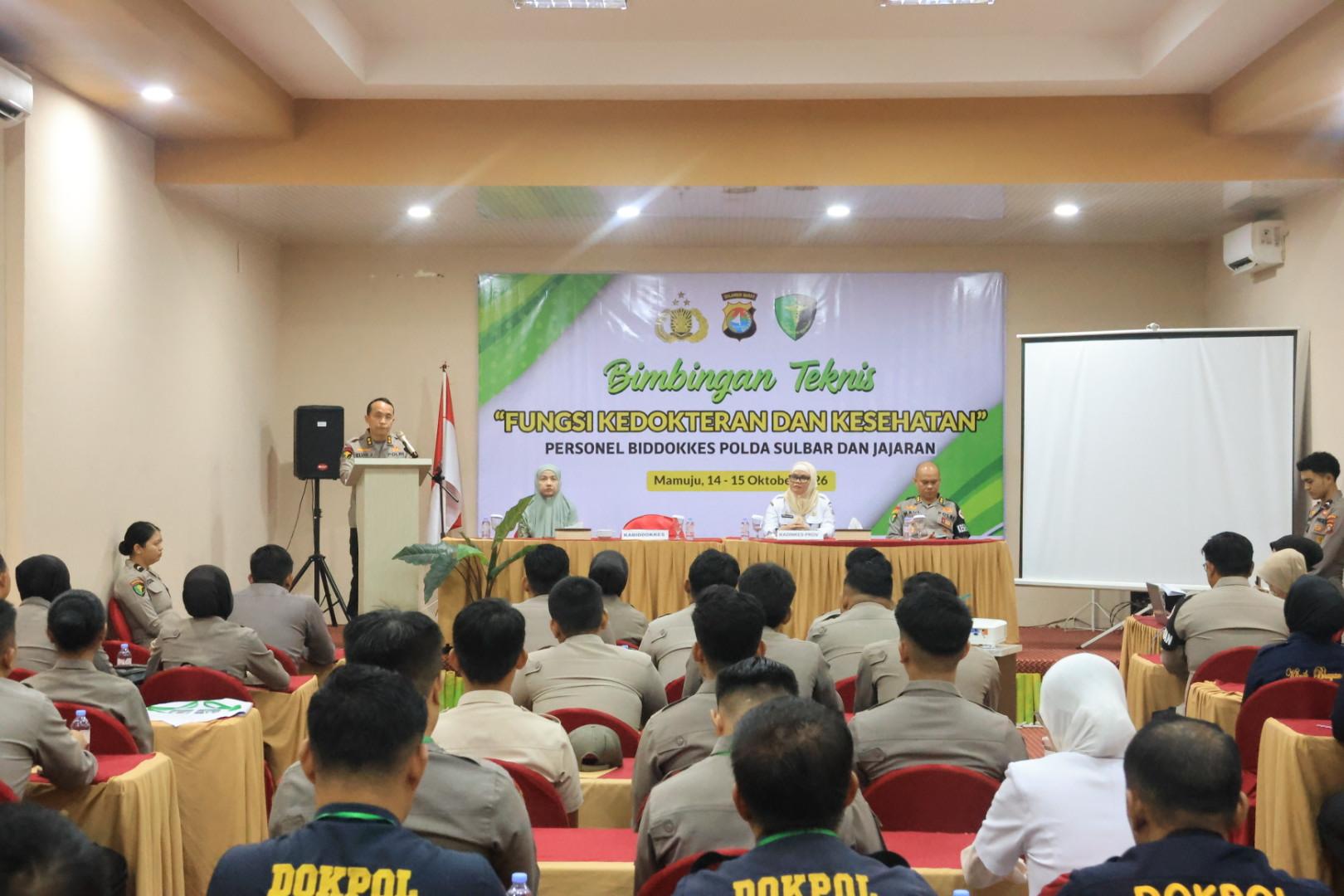 Bimtek Dokkes Polda Sulbar, Pastikan Layanan Medis Semakin Baik