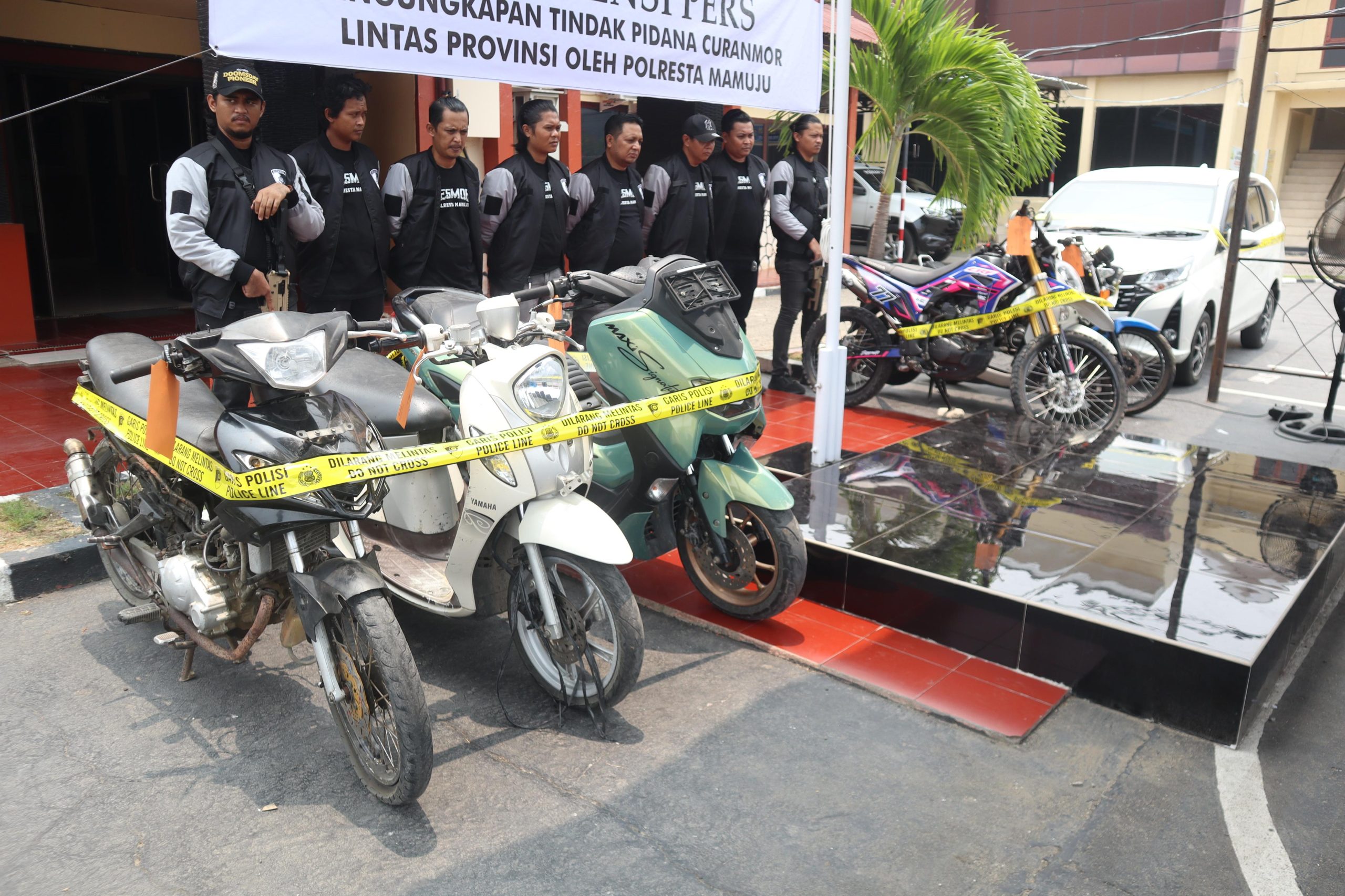 Polresta Mamuju Bongkar Jaringan Curanmor Lintas Provinsi, Tangkap Residivis hingga Anak di Bawah Umur