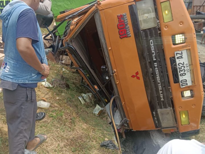 Kecelakaan Truk Pengangkut Minyak Kita, Ditlantas Polda Sulbar Imbau Pengemudi Utamakan Keselamatan