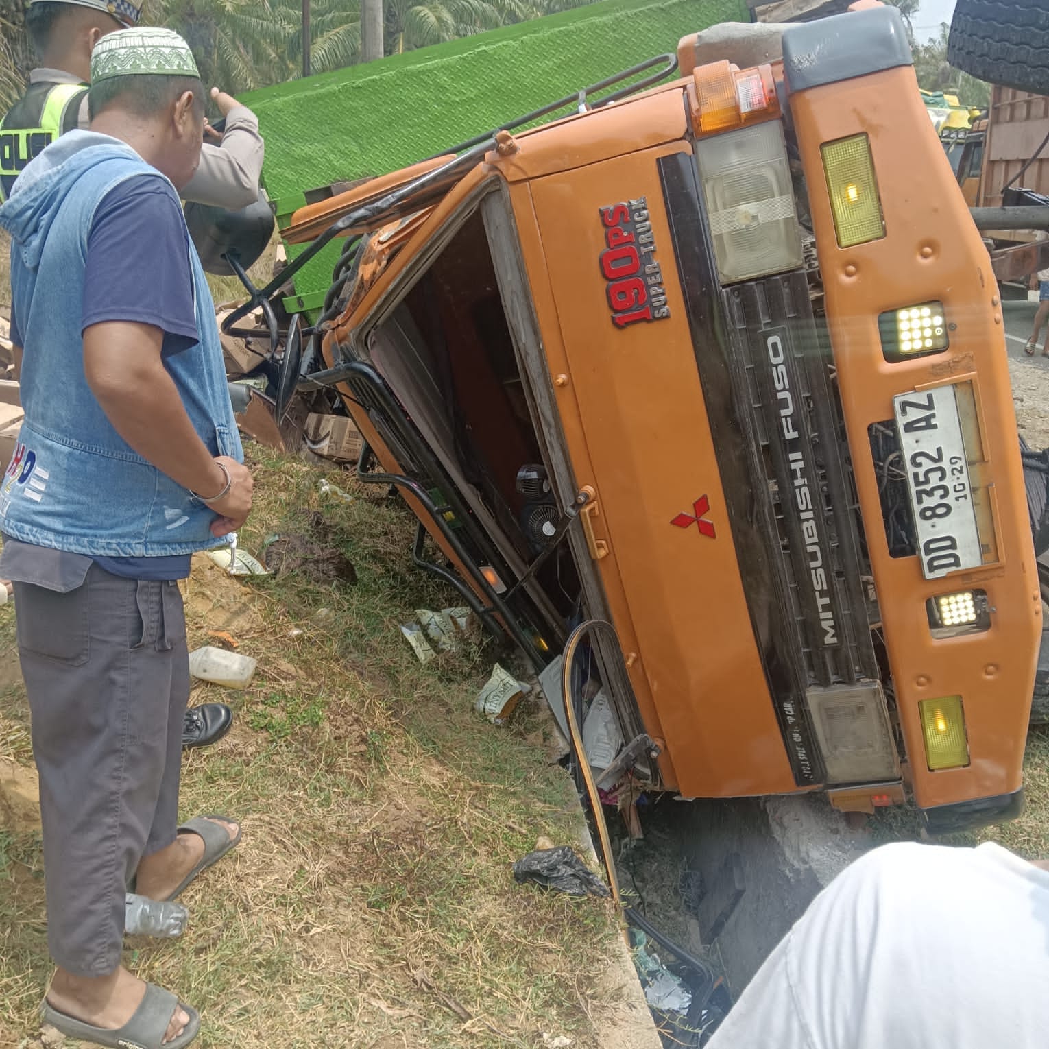 Kecelakaan Truk Pengangkut Minyak Kita, Ditlantas Polda Sulbar Imbau Pengemudi Utamakan Keselamatan