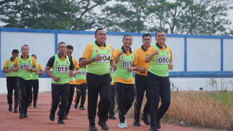 Bersama PJU, Kapolda Sulbar Perkuat Fisik Lewat Tes Kesamaptaan