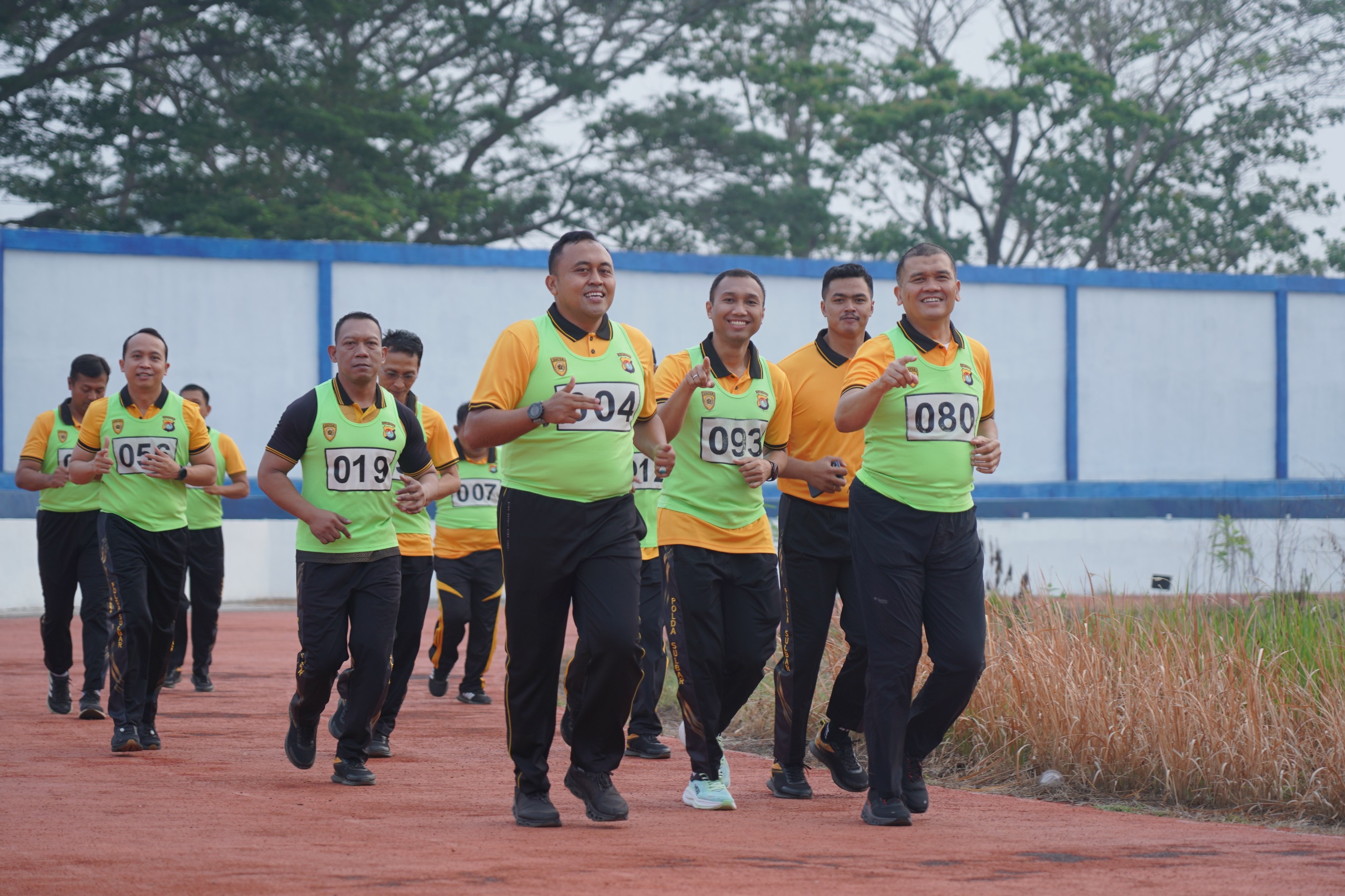 Bersama PJU, Kapolda Sulbar Perkuat Fisik Lewat Tes Kesamaptaan