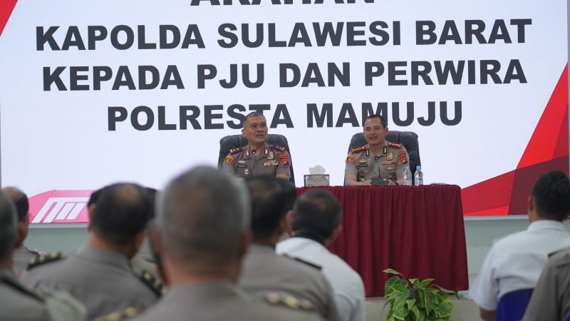 Kapolda Sulbar Pastikan Kesiapan Pelayanan di Polresta Mamuju