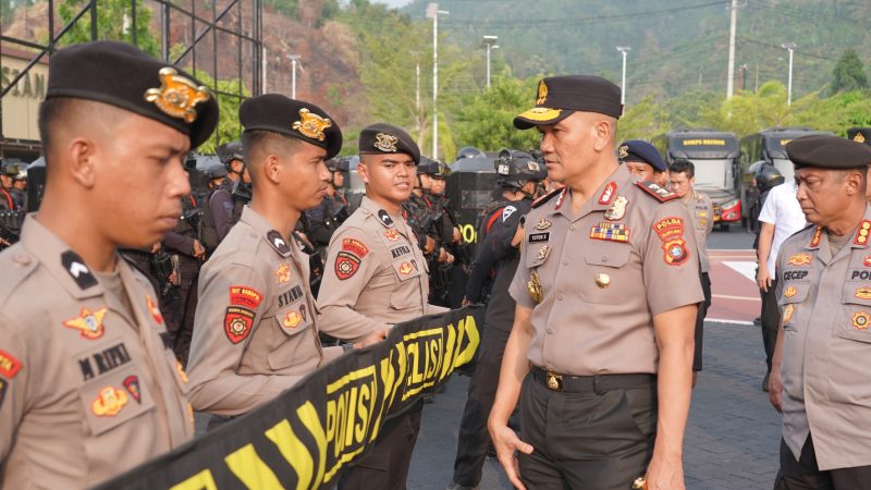 Kapolda Sulbar Cek Langsung Kesiapan Personel dan Sarpras Tangani Karhutla