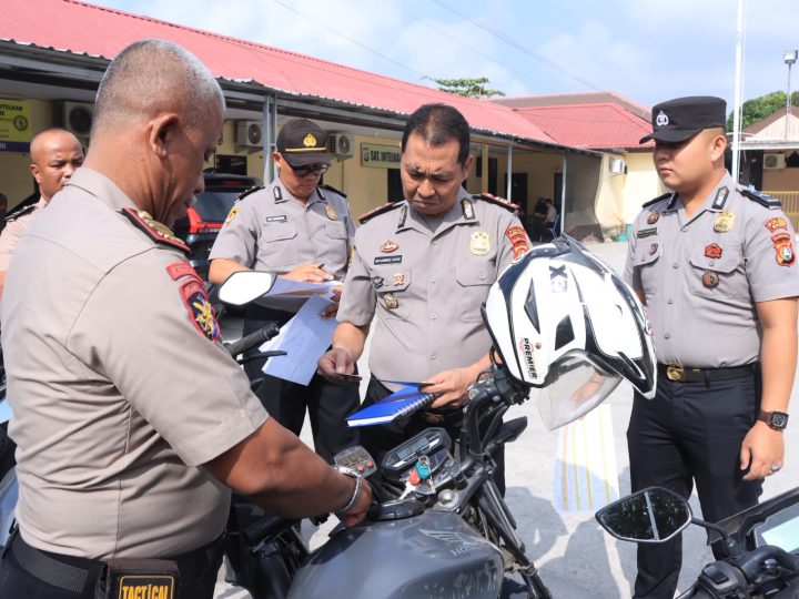 Biro Logistik Polda Sulbar Supervisi ke Polres Majene