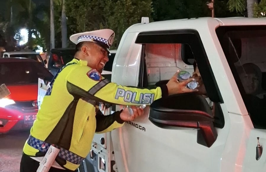 Polantas Karib Polda Sulbar, Patroli di Titik Rawan,
